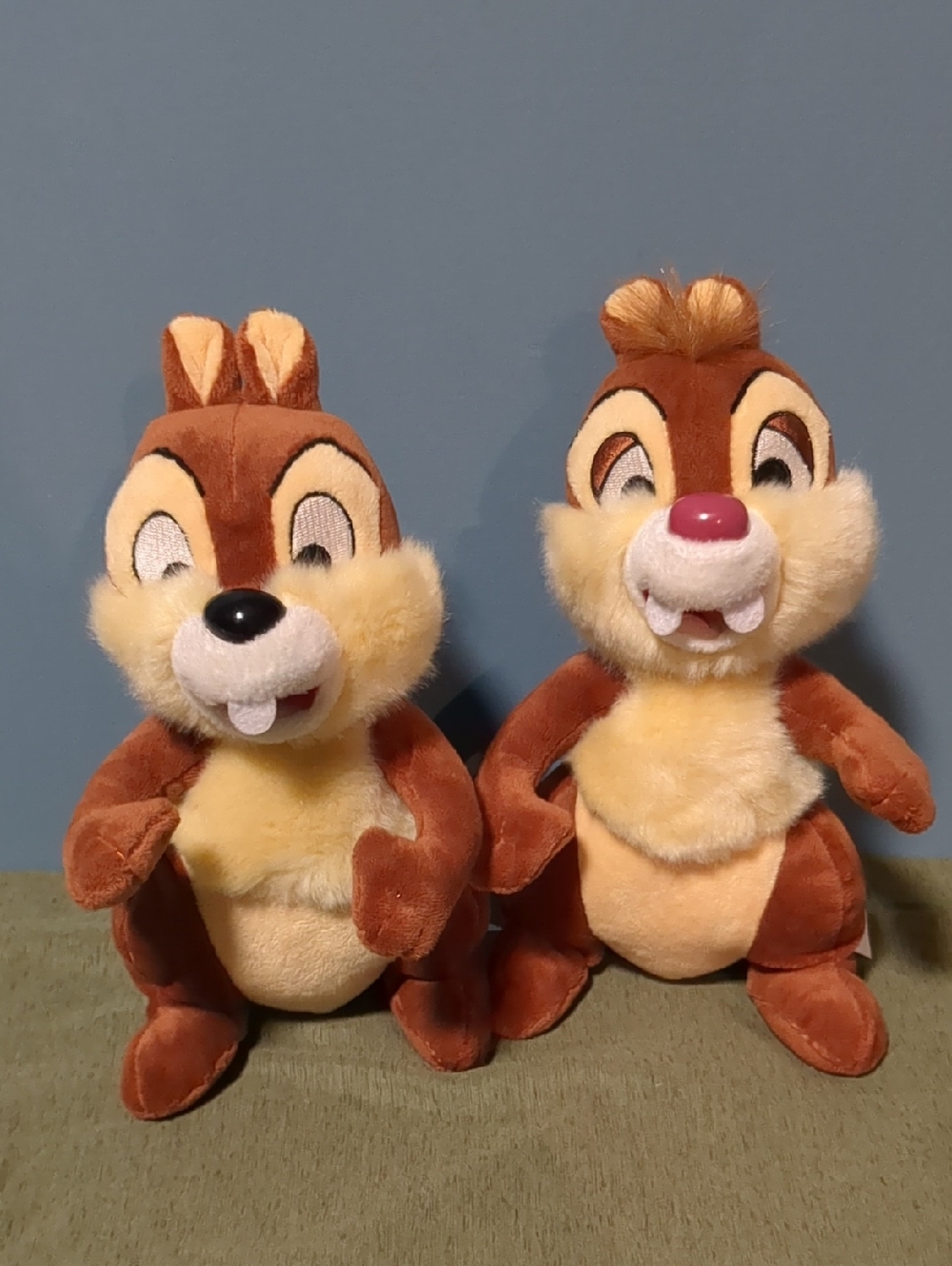 Disney Chip and Dale Plush Duo - Brown & Cream Soft Stuffed Characters